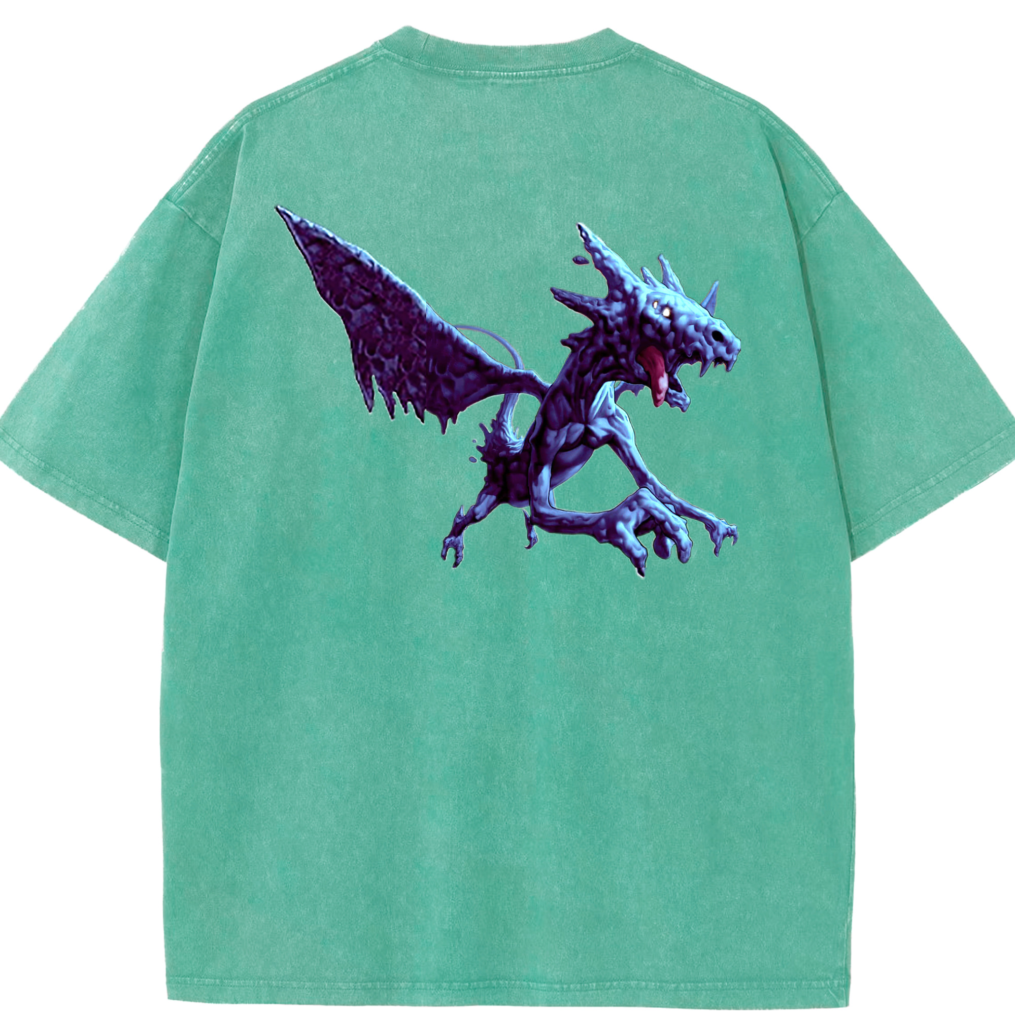 （画像用） 遊☆戯☆王 Yu-Gi-Oh! 綿100% ヴィンテージ風 半袖Tシャツ（背面プリント）